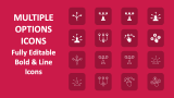 Multiple Options Icons - Slide 1