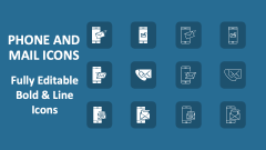 Phone and Mail Icons - Slide 1