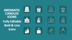 Aromatic Candles Icons - Slide 1
