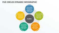 Five Circles Dynamic Infographic - Slide 1