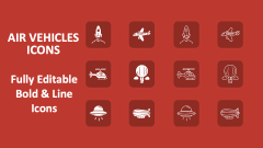 Air Vehicles Icons - Slide 1