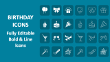 Birthday Icons - Slide 1