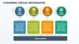 4 Numeric Circles Infographic - Slide 1