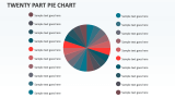 Twenty Part Pie Chart - Slide 1