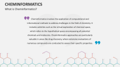 What is Cheminformatics? - Slide 1