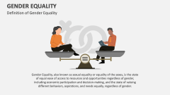 Definition of Gender Equality - Slide 1