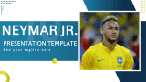 Neymar Jr. Presentation Template - Slide 1