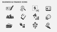 Business and Finance Icons - Slide 1