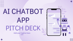 AI Chatbot App Pitch Deck - Slide 1