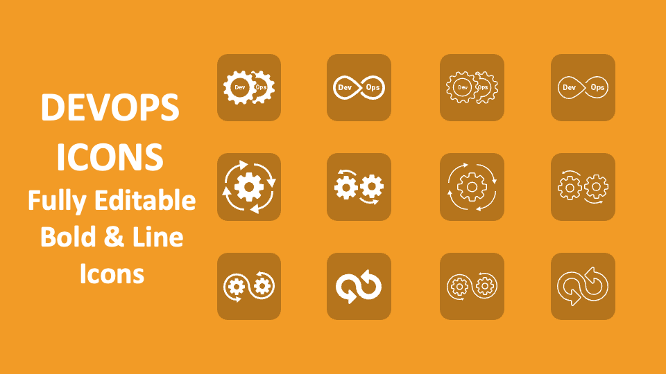 DevOps Icons for Google Slides and PowerPoint