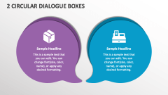 2 Circular Dialogue Boxes - Slide 1