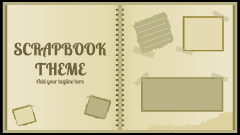 Scrapbook Theme - Slide 1