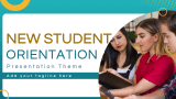 New Student Orientation Presentation Theme - Slide 1