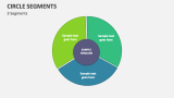 Circle Segment Diagram - 3 Segments - Slide 1