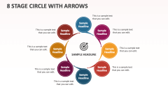 8 Stage Circle with Arrows - Slide 1