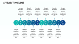 1 Year Timeline - Slide 1