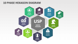 10 Phase Hexagon Diagram - Slide 1