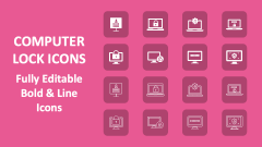 Computer Lock Icons - Slide 1
