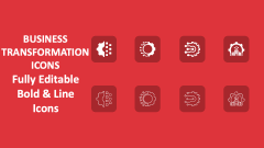 Business Transformation Icons - Slide 1