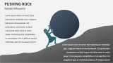 Pushing Rock  - Female Silhouette - Slide 2