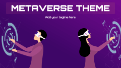 Metaverse Theme - Slide 1