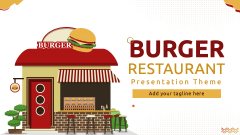 Burger Restaurant Presentation Theme - Slide 1