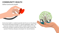 Define Community Health - Slide 1