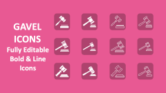 Gavel Icons - Slide 1