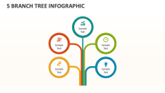 5 Branch Tree Infographic - Slide 1