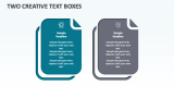 Two Creative Text Boxes - Slide 1