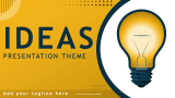 Ideas Presentation Theme - Slide 1