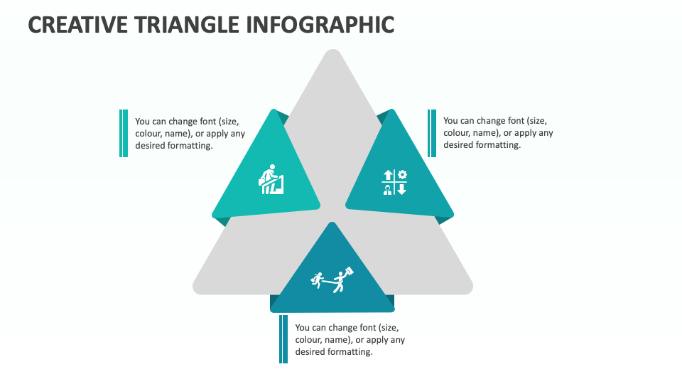 Creative Triangle Infographic - Slide 1