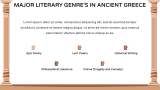 Greek Literature Presentation - Slide 7