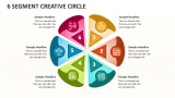6 Segment Creative Circle - Slide 1