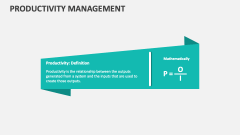 Productivity Management - Slide 1