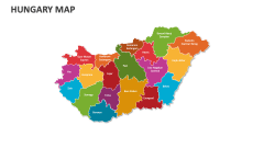 Hungary Map - Slide 1