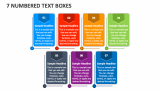 7 Numbered Text Boxes - Slide 1
