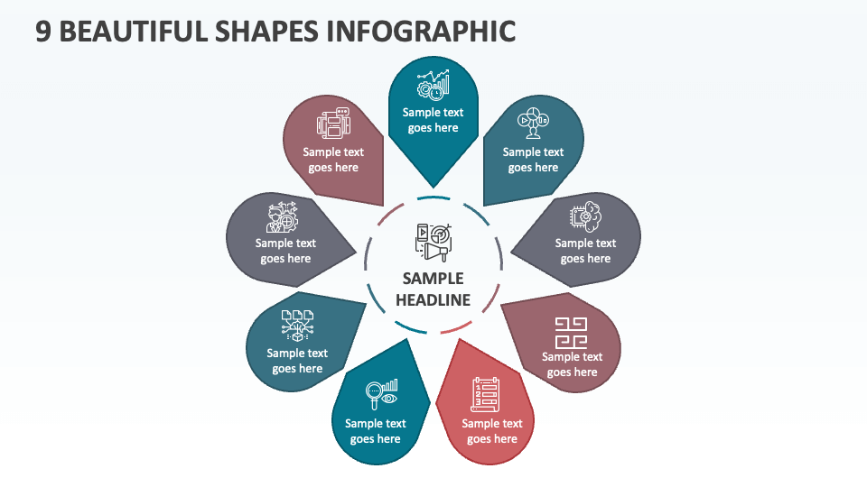 9 Beautiful Shapes Infographic - Slide 1