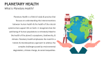 What is Planetary Health? - Slide 1