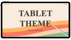 Tablet Theme - Slide 1