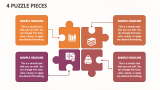 4 Puzzle Pieces - Slide 1