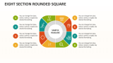 Eight Section Rounded Square - Slide 1