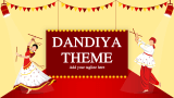 Dandiya Theme - Slide 1