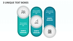 3 Unique Text Boxes - Slide 1