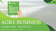 Agribusiness Company Profile - Slide 1