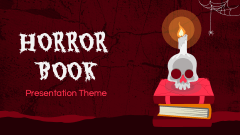 Horror Book Presentation Theme - Slide 1
