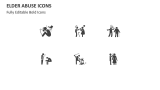 Elder Abuse Icons - Slide 2