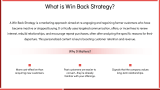 Win Back Strategy - Slide 2