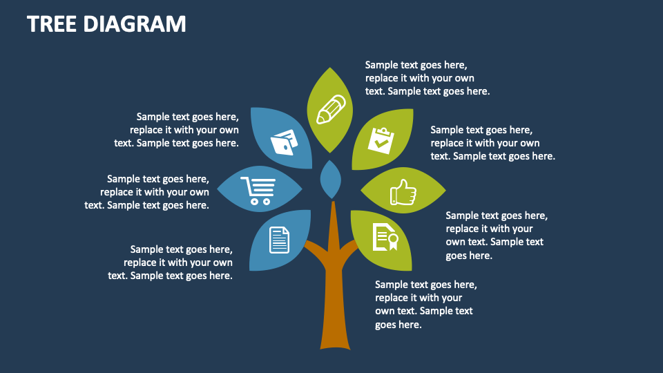 Tree Diagram Template for PowerPoint and Google Slides - PPT Slides