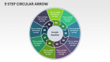 9 Step Circular Arrow - Slide 1
